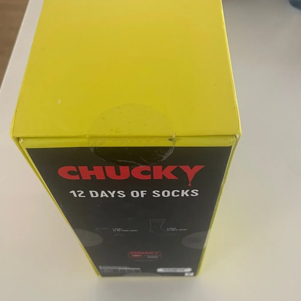 🆕 NWT- Chucky 12 Days of Socks Gift Set
